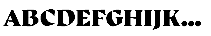 Armet Black Font UPPERCASE