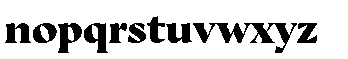 Armet Black Font LOWERCASE