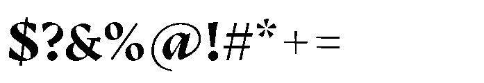 Armet Bold Font OTHER CHARS