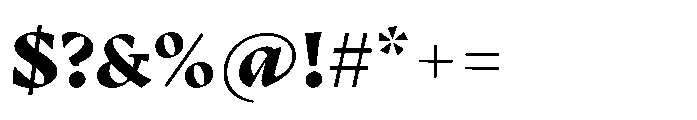 Armet Extra Bold Font OTHER CHARS