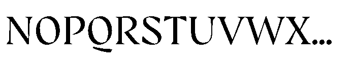 Armet Medium Font UPPERCASE