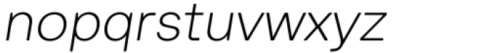 Armin Soft Thin Italic Font LOWERCASE