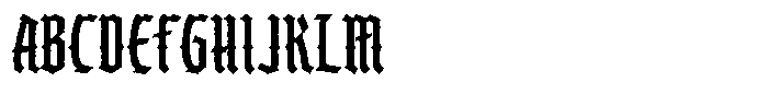 Armistice Rough Font UPPERCASE