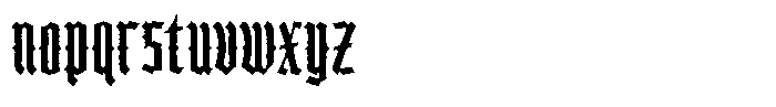 Armistice Rough Font LOWERCASE
