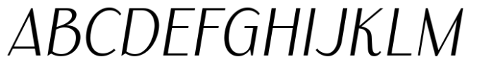 Armoire Medium Italic Font UPPERCASE