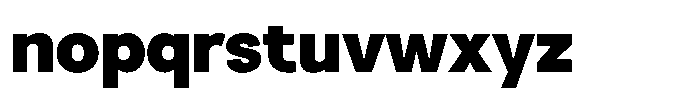 Armonia Black Font LOWERCASE