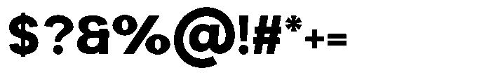 Armonia Extra Bold Font OTHER CHARS