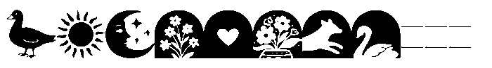 Armonia Pattern Font LOWERCASE
