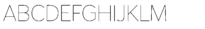 Armonia Thin Font UPPERCASE