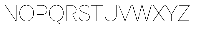 Armonia Thin Font UPPERCASE