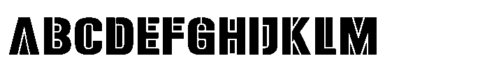 Armor Legion Regular Font UPPERCASE