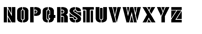 Armor Legion Regular Font LOWERCASE