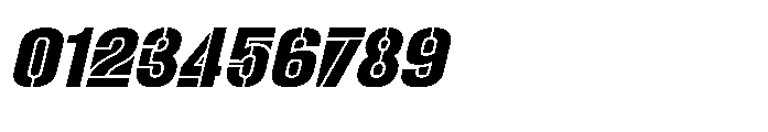 Armor Legion Slant Font OTHER CHARS