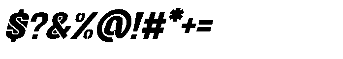 Armor Legion Slant Font OTHER CHARS