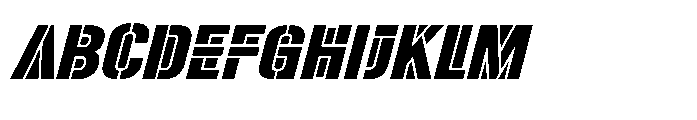 Armor Legion Slant FONT