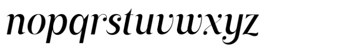 Armoria Italic Font LOWERCASE