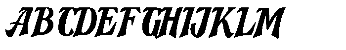 Arndym Font UPPERCASE