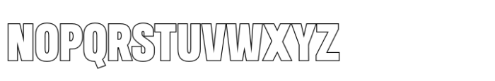 Arnel Outline Font UPPERCASE