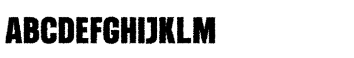 Arnel Rough Regular Font UPPERCASE
