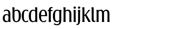 Arnika Semi Condensed Font LOWERCASE