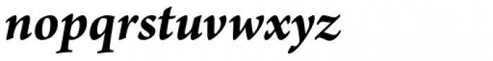 Arno Pro Bold Italic Font LOWERCASE