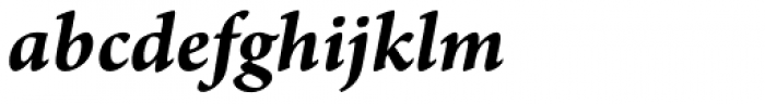 Arno Pro SmallText Bold Italic Font LOWERCASE