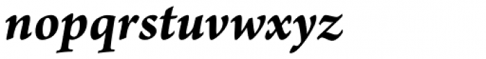 Arno Pro SmallText Bold Italic Font LOWERCASE