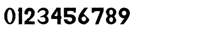Arnod Rough Regular Font OTHER CHARS
