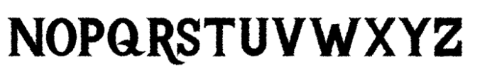Arnod Rough Regular Font UPPERCASE