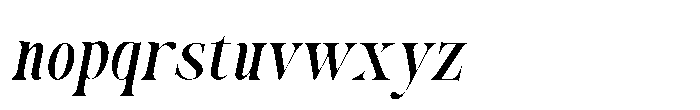 Arnoira Italic Font LOWERCASE