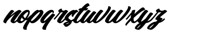 Arnolde Script Italic Font LOWERCASE