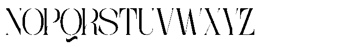Aroba Modern Regular Font LOWERCASE