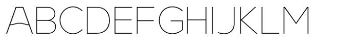 Arodora Pro Thin Font UPPERCASE