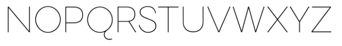 Arodora Pro Thin Font UPPERCASE