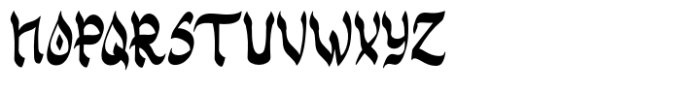 Arohmany Font UPPERCASE