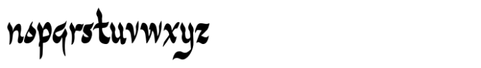 Arohmany Font LOWERCASE