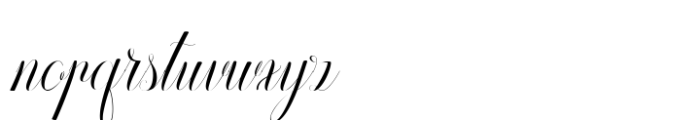Aroline Calligraphy Font LOWERCASE