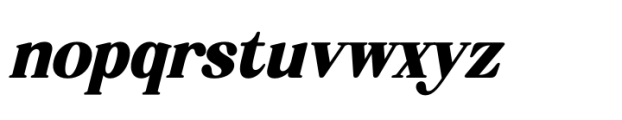 Aroma Baked Italic Font LOWERCASE