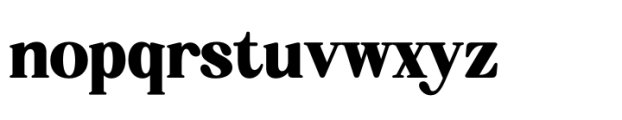 Aroma Baked Regular Font LOWERCASE
