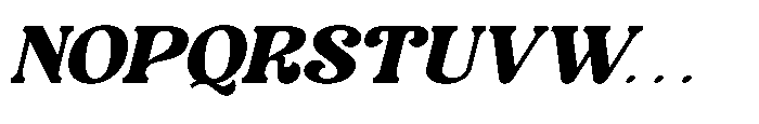 Aroma Vintage Italic Font UPPERCASE