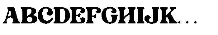 Aroma Vintage Regular Font UPPERCASE