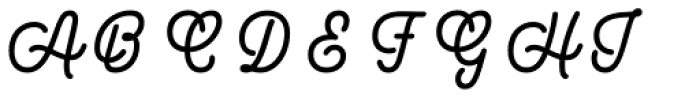 Aromatica Script Font UPPERCASE