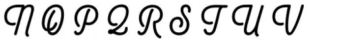 Aromatica Script Font UPPERCASE