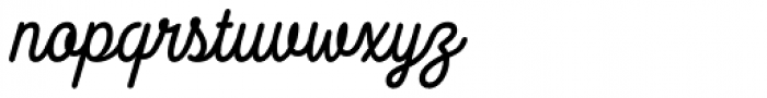 Aromatica Script Font LOWERCASE