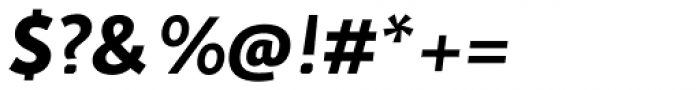 Aromo ExtraBold Italic Font OTHER CHARS