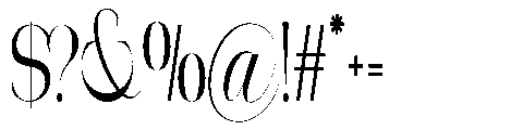 Aroney  Scale Regular Font OTHER CHARS