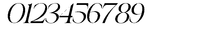 Aroney  Slant Regular Font OTHER CHARS