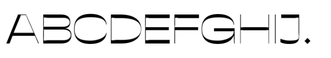 Arp 20 Thin Font UPPERCASE