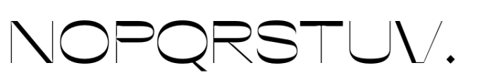 Arp 20 Thin Font UPPERCASE