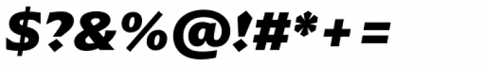 Arpona Extra Bold Italic Font OTHER CHARS